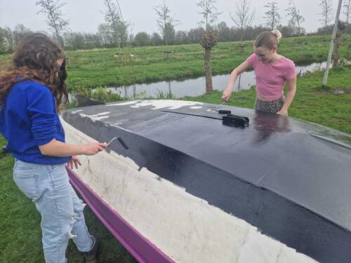 Bootje verven